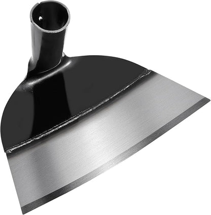 1Pcs Hoe Head Round Eye Hoe for Garden Weeding Soil Loosening 9.24x 5.89 x 5.89Inch (Without Handle)