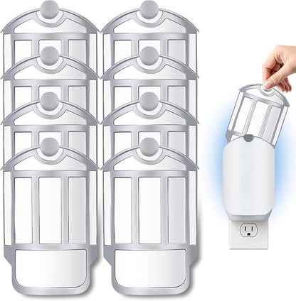 8 Pack Refill Cartridge Kit Replacement, Compatible with ZEVO Plug-in Light M364A and Max (8 Pack Refill)