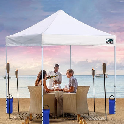 Eurmax USA Weight Capacity 112 LBS Extra Large Pop up Gazebos Weights Sand Bags for Pop up Canopy Tent Pergola Outdoor Instant Canopies,Sand Bags Without Sand, 4-Pack,Blue