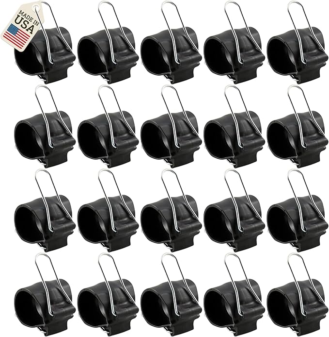 Reusable Plant Clips Made in USA – Orchid Clips, Plant Support Clips & Cord Clips – Heavy-Duty, Weather-Resistant & Durable – Secure Stems, Vines, Wires, Cables, Tomato Plants– Indoor & Outdoor