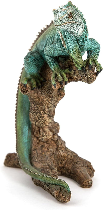 Large Iguana Garden Statue – 22” Realistic Lizard Sculpture for Indoor or Outdoor Use | Tropical Reptile Decor for Patio, Lawn, Poolside, or Home Display – Cast Polyresin Full Color