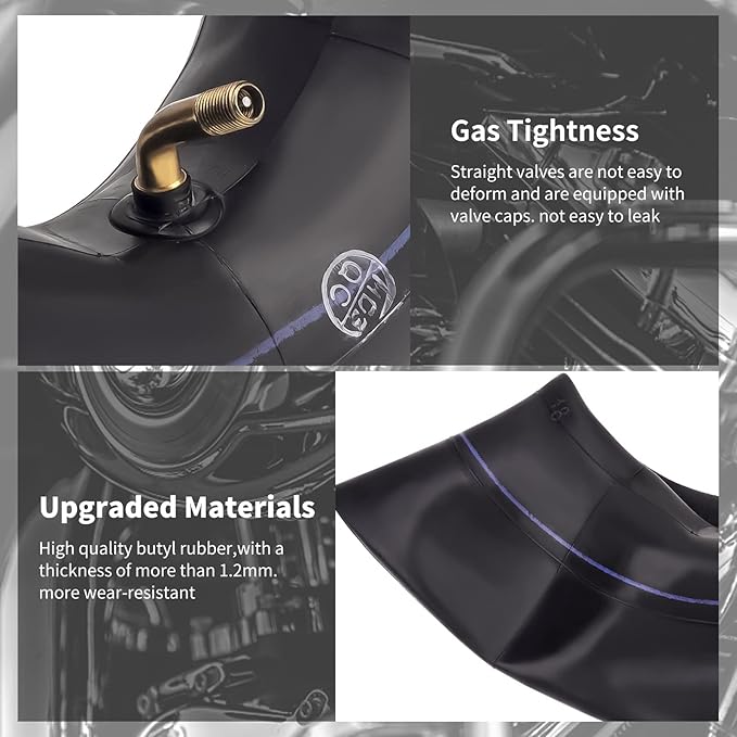 AHL Tire Inner Tubes for 4.10 3.50-4 4.10/3.50-4 Wheelbarrows Tractors Mowers Hand Trucks Dollies Dolly Trailers Garden Trolley Snowblower Utility Golf Go Carts Wagons 410/350-4 (2 Packs）
