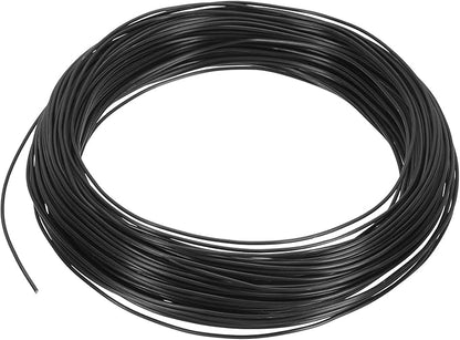 PATIKIL 1.5mm x 169ft Bonsai Training Wire,Floral Wire Stems Anodized Aluminum Tree Wire for Gardening Branch Fixing,Black
