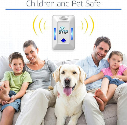 Ultrasonic Pest Control Repeller (2-Pack) Plug in Flea Rat Roach Mosquito Cockroaches Rodent Spider Scorpion Fruit Fly Insect Indoor Plug Repellent