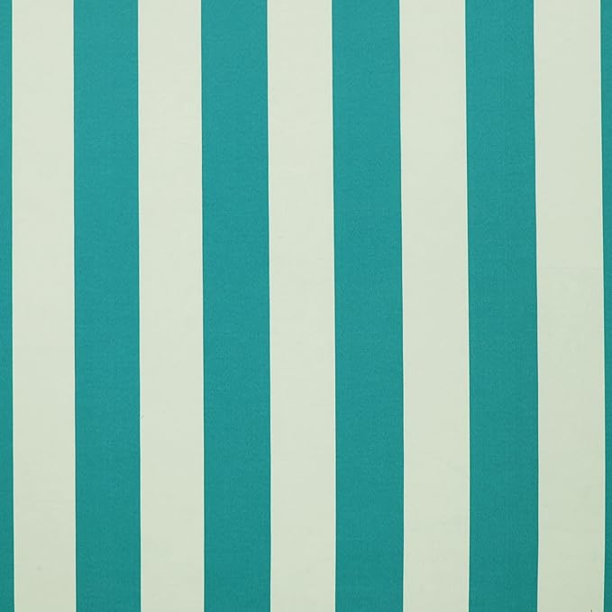 RSH DECOR: Deep Seating Cushion with Pillow Back | 25” x 25” Seat | Water and Fade-Resistant Spun Fabric | Outdoor Chair Cushion Set for Patio Furniture | Cancun & White Stripe