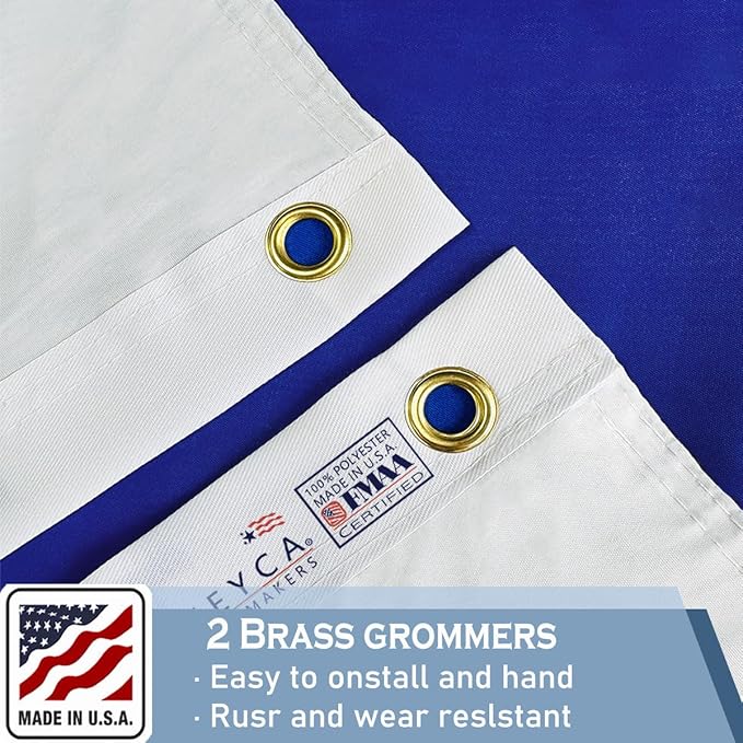 Israeli Flags 2x3 FT Made in The USA-Heavy Duty Vibrant Colors Double Sided Israeli National Flag Flag with 2 brass grommets for Home/Company/Indoor Outdoor Decoration