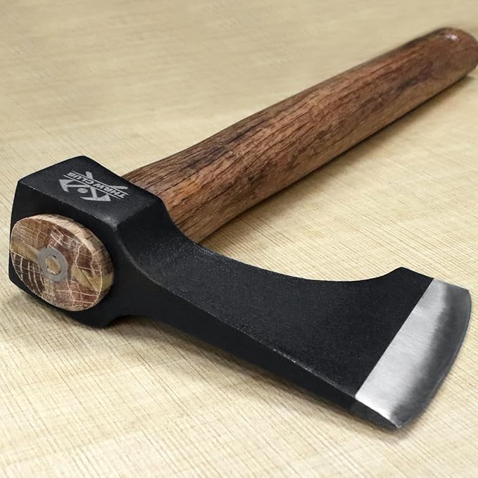 Professional Throwing Axes, 16.1" Throwing Tomahawk Axe with 1065 High Carbon Steel & Wooden Handle, Perfect for Axe Throwing Game for Backyard, Competition and Recreation