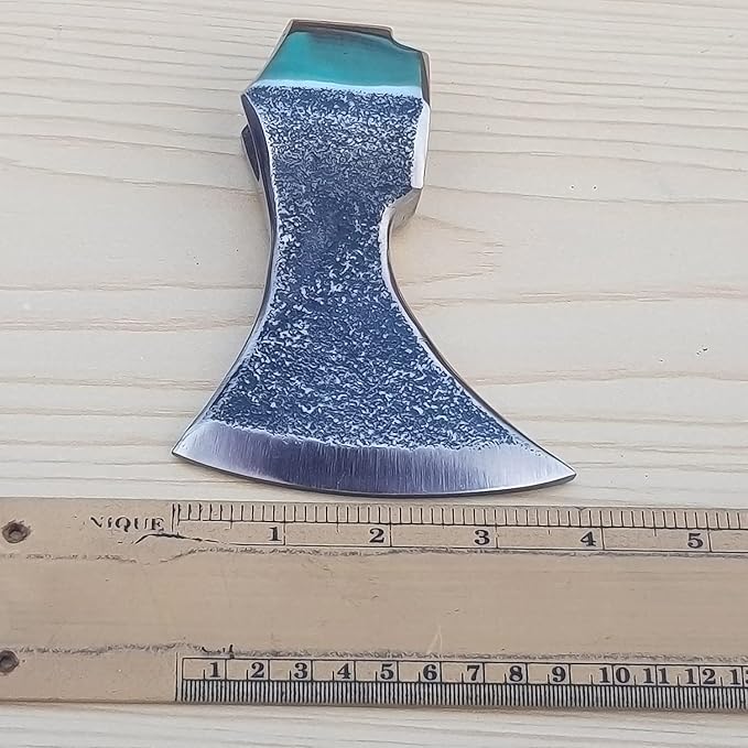 Steel Craft, ESTWING SPORTSMAN'S Hatchet Custom Hand Made HIGH Carbon Tomahawk Viking Axe Head with Leather Sheath, R-A H 006