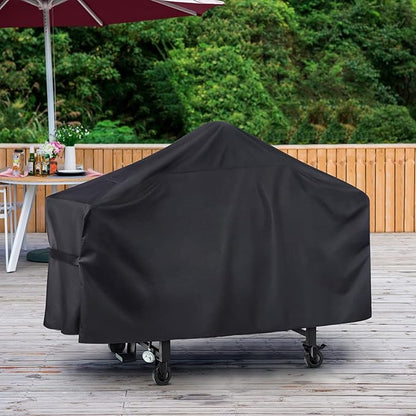Arcedo 36 Inch Griddle Cover Compatible for Blackstone, Camp Chef 600, Nexgrill, Heavy Duty Waterproof 4 Burner Flat Top Grill Cover, Includes Support Pole