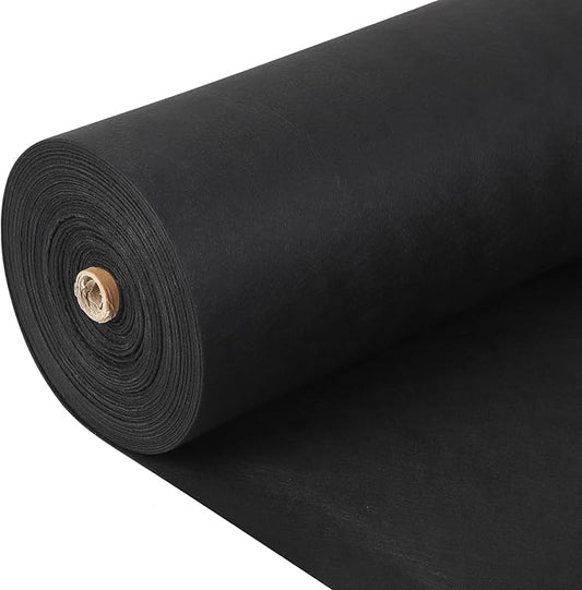 Towallmark Geotextile Landscape, 3ft x 100ft & 8oz Geotextile Fabric, PP Drainage 350N Tensile Strength & 440N Load Capacity, for Driveway & Road Stabilizationr, Erosion Control, French Drains