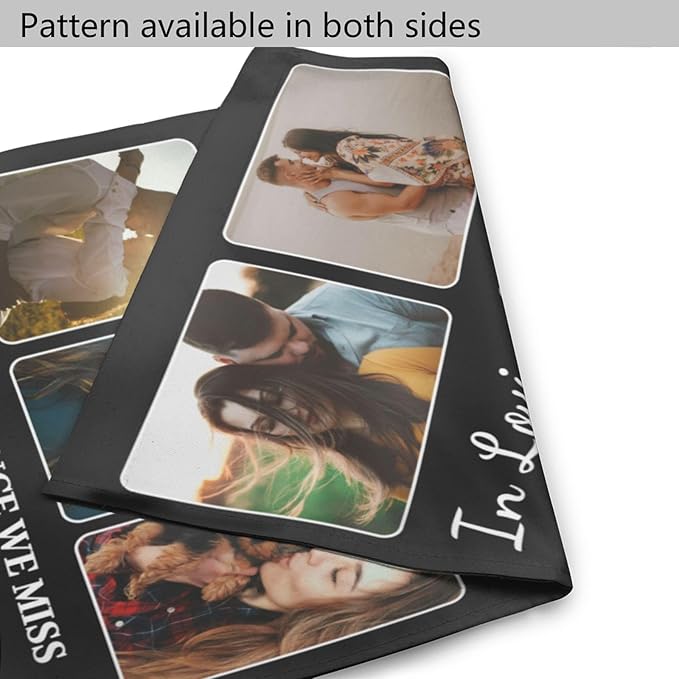 Custom Memorial Flag Personalized Garden Flag for Cemetery in Loving Memory with Photo Name Date Memory Garden Flags For Loss of Loved One Lawn Outdoor Double Sided Yard Flags (Memorial Funeral Flags 1, 12x18(in))
