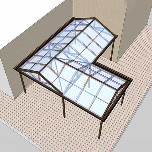 Greenhouse Panels Daylighting Roof Panels Transparent Greenhouse Panel Easy to Bend and Cut for Outdoor Gardens Greenhouses.(Transparent,5.1x29.5ft)