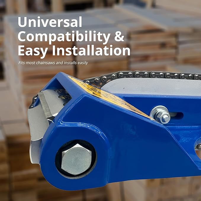 Log Wizard Chainsaw Debarker Tree Bark RemovaL Tool | Universal Debarking Tool for Logs with Case