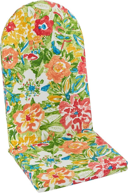 BrylaneHome Adirondack Chair Cushion - 44" L x 18" W x 2" H - Patio & Outdoor - Water, Stain & Fade Resistant - Poppy Green