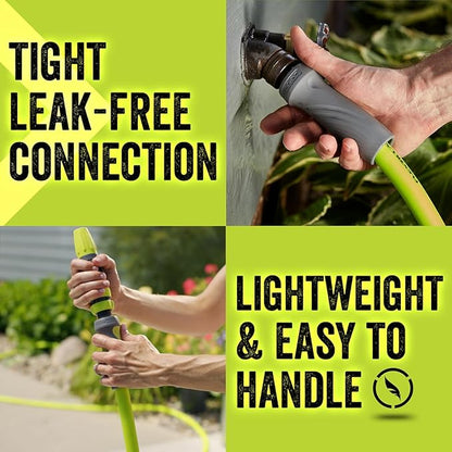 Flexzilla Garden Lead-in Hose with SwivelGrip, 5/8 in. x 3 ft., Lightweight All-Weather Water Hose, Durable and Flexible, Leak-Free Connections