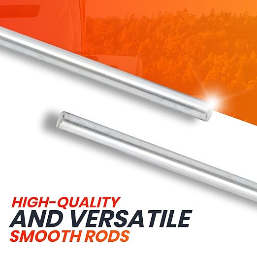 AR-PRO (2-Pack) 3/4” x 36” Zinc Plated Steel Rods Designed for Use as an Axle Shaft on Hand Trucks Dollies Wagons 4005BC Wheelbarrows
