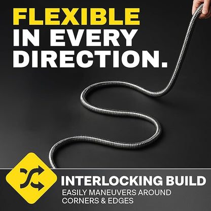 BIONIC STEEL 10Ft Short Garden Hose, 10 Ft x 5/8 In. Connector Hose for Reel, Leak Proof Connection, Heavy Duty, Non Kinking, Flexible, Hose Extension