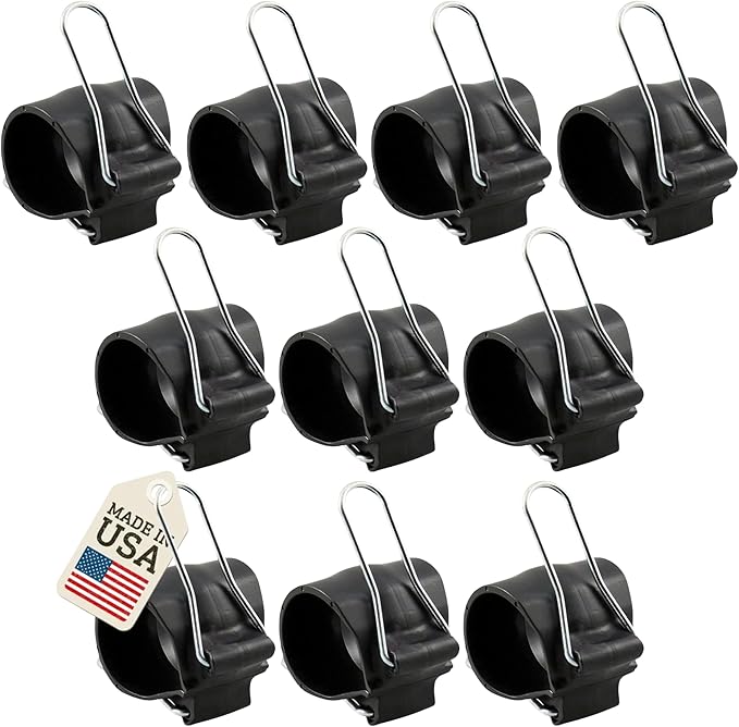 Reusable Plant Clips Made in USA – Orchid Clips, Plant Support Clips & Cord Clips – Heavy-Duty, Weather-Resistant & Durable – Secure Stems, Vines, Wires, Cables, Tomato Plants– Indoor & Outdoor