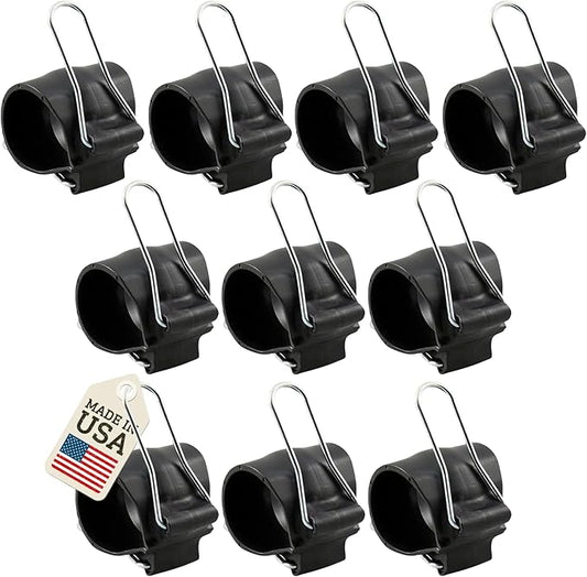 Reusable Plant Clips Made in USA – Orchid Clips, Plant Support Clips & Cord Clips – Heavy-Duty, Weather-Resistant & Durable – Secure Stems, Vines, Wires, Cables, Tomato Plants– Indoor & Outdoor