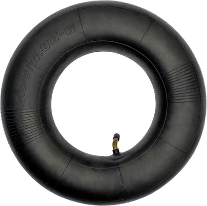 3.50/4.00-6 Inner Tube with TR87 Bent Valve Stem (1 Pack), for Hand Trucks, Utility Cart, Lawn Mowers, Wheelbarrows, Dollys, Scooters, Replacement 13x4.00-6,4.00-6 Tire.