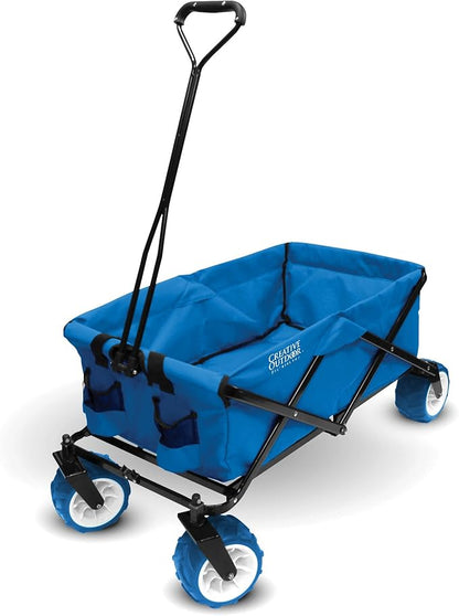 Creative Outdoor Original Folding Wagon All-Terrain Wheels