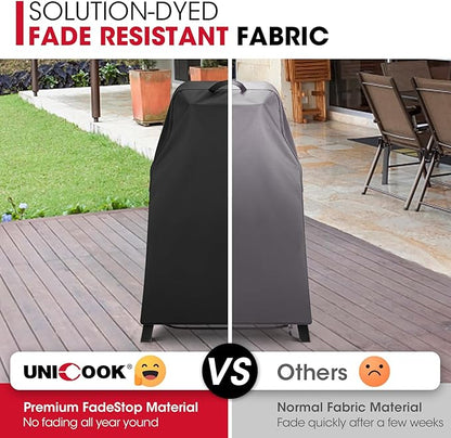 Unicook Grill Cover Compatible with Ninja Woodfire Grill OG700 OG800 OG900 OO100 Series on Outdoor Collapsible Stand or Adjustable Stand,Heavy Duty Waterproof BBQ Cover for Outdoor
