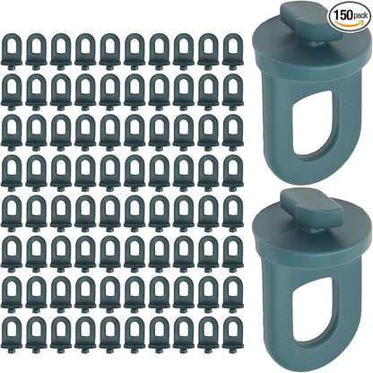 150Pcs Greenhouse Hooks Hanger Kit - Twist Clips for Aluminium Greenhouse Insulation