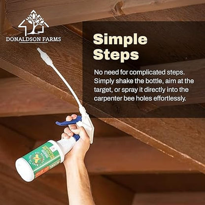 All-Natural Foaming Bee Spray Killer Outdoor - Carpenter Insect Bee Spray Killer - Reliable Defense for All Kinds of Insects, 16 oz