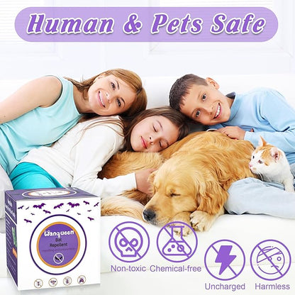 8 Pack Bat Repellent Outdoor Rodent Mouse Repellent, Peppermint Oil Bat Deterrent Repellent for Attic, Ready-to-Use Pest Repellent Scent Pouches