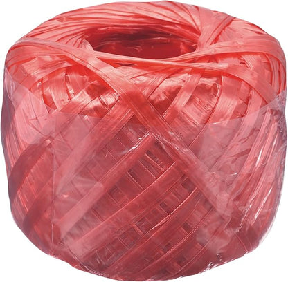 MECCANIXITY Polyester Nylon Plastic Rope Twine Household Bundled for Packing Gardening Craft,150m Length,Red