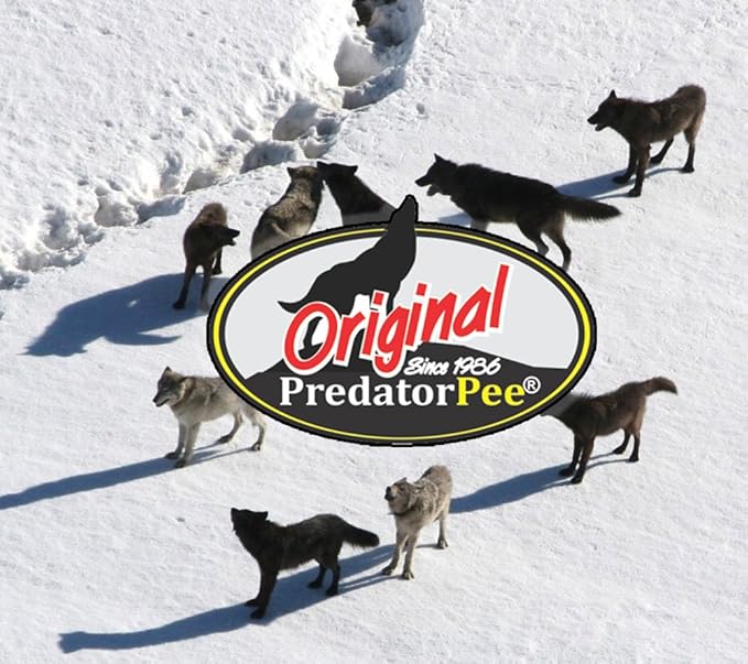 PredatorPee 100% Wolf Urine - Territorial Marking Scent - Creates Illusion That Wolf is Nearby