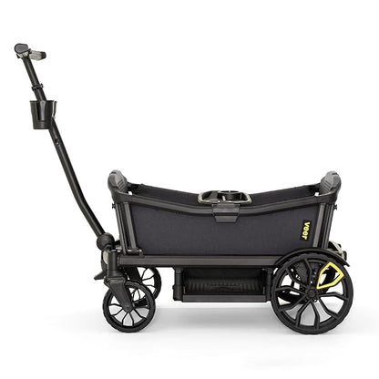 Veer All-Terrain Cruiser XL | Premium Off-Road Wagon Stroller for Babies, Toddlers, and Kids | Push/Pull/Push-Along Steering for Uneven Terrain | JPMA Certified | Lightweight and Collapsible | 4 Seats