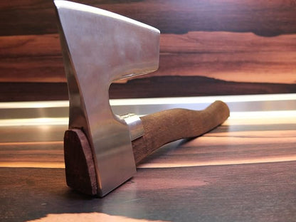 Stainless Steel Bearded Axe/Hatchet Metal Guard Custom Made Handle