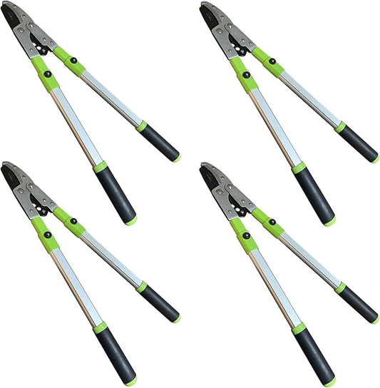 Garden Guru Extendable Anvil Lopper Tree Trimmer with Compound Action, Chops Thick Branches with Ease, 28-40”, Non-Stick High Carbon Steel Blade, Heavy Duty Branch Cutter, 2 Inch Clean Cut Capacity, 4