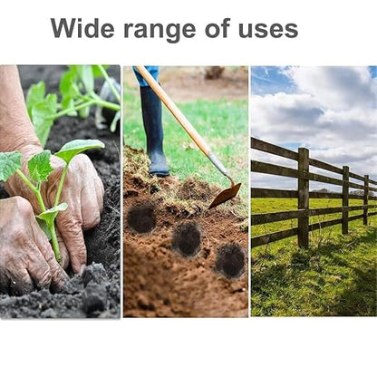 Garden Auger Post Hole Digger 1.6 x 16.5 in Long Handle Bulb Planter Tool Solid Shaft Extend Spiral Planting Auger Drill Bit for Planting Bulbs Seedlings，Digging Holes Deep Cultivating