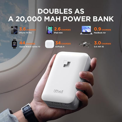 Litheli 20V Cordless String Trimmer & Edger + Leaf Blower Bundle with 2×2.0Ah Batteries & Charger, Lightweight Lawn Tools for Garden and Yard Cleaning