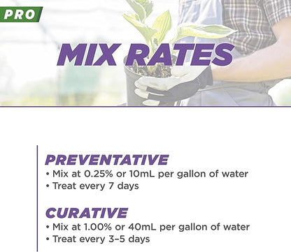 Earth's Ally Pro 3-in-1 Plant Spray 2.5 gal Super Concentrate | Insecticide, Fungicide & Spider Mite Control, Use on Indoor Houseplants and Outdoor Plants, Gardens & Trees - Insect & Pest Repellent