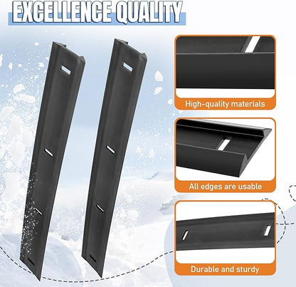 Snow Blower Scraper Bar 731-1033 for MTD Snow Throwers, Replacement Shave Plate 731-1033 Compatible with MTD 20-Inch and 21-Inch Snow Throwers, Upgrade Parts 706-14240, 731-0722, 731-0778, 731-0812