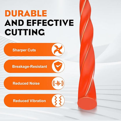 Hipa 095 Inch Trimmer Line,2.4mm/ 0.095" Weed Wacker Eater String, Commercial Grade Round Nylon String Trimmer Line Replacement for String Trimmer Weed Trimmer 3LB, Orange