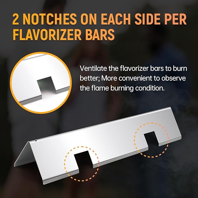 Spirit E-210 Grill Replacement Parts for Weber Spirit E-210 Grill Replacement Parts Spirit I & II 200 Series GS4 E210 S210 E220 Grill Parts 15.3" Flavor Bars, 7635 Flavorizer Bars 69785 Grill Burner