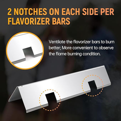 Spirit E-210 Grill Replacement Parts for Weber Spirit E-210 Grill Replacement Parts Spirit I & II 200 Series GS4 E210 S210 E220 Grill Parts 15.3" Flavor Bars, 7635 Flavorizer Bars 69785 Grill Burner