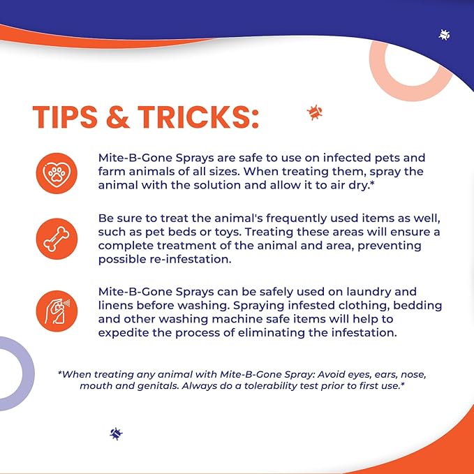 Mite Killer Treatment Spray Pack by Mite-B-Gone | Kills All Types of Mites, Dust, Spider, Rat, Carpet & Bird Mites | Safe for Homes, Furniture & Pets | Non-Toxic | Kid & Pet Friendly | 1 Gal 4-Pack