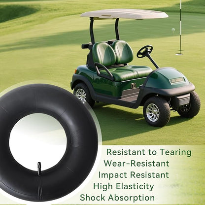 2 Pack 11x4.00-5 11x4.50-5 11x6.00-5 4.10/3.50-5 Inner Tube Heavy Duty with Straight Valve Stem Replacement for Wheelbarrows, Mowers, Hand Trucks Garden Carts, Golf Cart