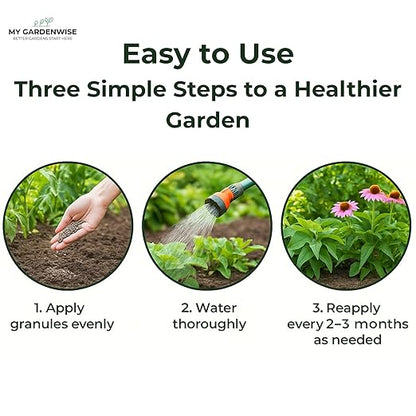 Gypsum for Soil - Calcium for Plants - Gypsum Fertilizer for Gardening, Lawn & Vegetables - Calcium for Garden (2 qts. - 4 lbs)