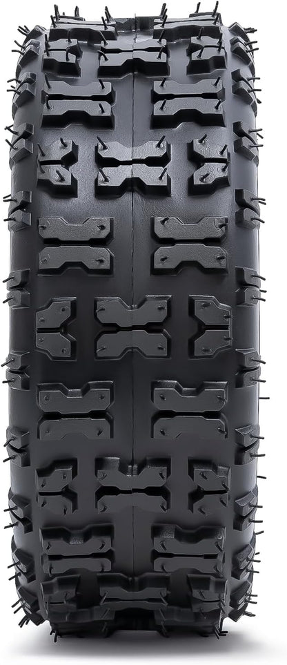 2 PCS13x5.00-6 Tires and 13X5.0-6(5.0/4.0-6) Inner Tubes for 4 Wheelers ATV,Quad Lawn, Mower, Wheelbarrows, Go Kart,Snow Blower, Tractors, Hand Trucks, Trolleys, Mini Bike Tires (P-094)