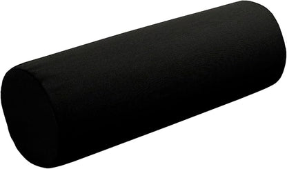 Cushion Source 20" x 6" Sunbrella Bolster Pillow, Indoor/Outdoor Decorative Support Pillow, Fade and Water Resistant, Sunbrella Black