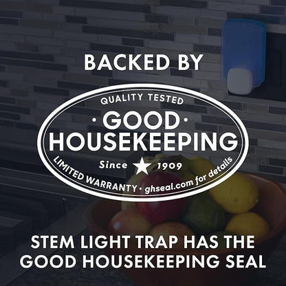 STEM Light Trap Refill Cartridges, Indoor Fruit Fly Trap, Effective Insect Control for Home, Attracts Flying Insects, Compatible with STEM Light Trap, 2 Count (Pack of 8)