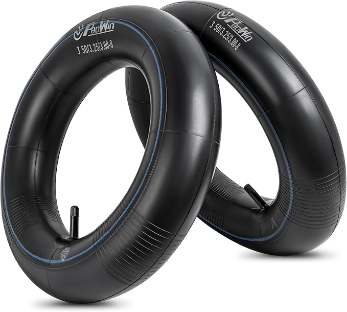 2 PCS 3.50/3.25/3.00-8 Replacement Inner Tubes with TR13 Straight Valve Stem Compatible with Wheelbarrows, Mowers, Hand Trucks and More 3.50-8 3.25-8 3.00-8 Tire Tubes