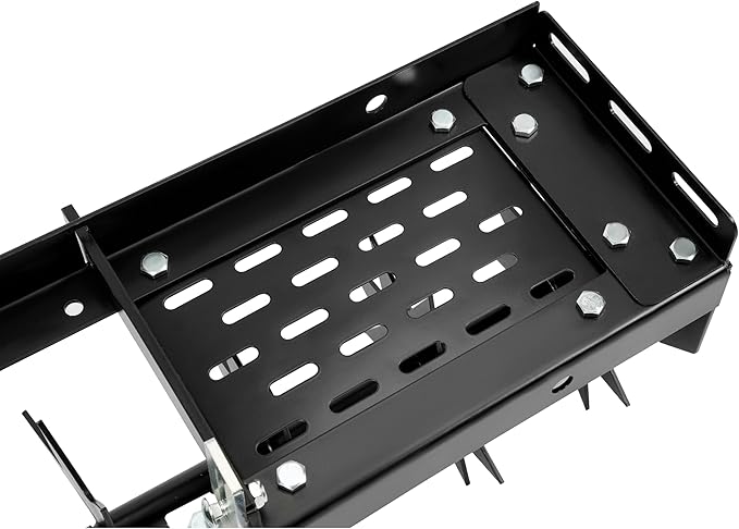 32 in Tow Behind Spike Aerator W/ 8 Spikes, Hitch Pin Attach to Lawn Tractor, Most ZTRs, ATVs Soil Mower Hitch, Lawn Soil Penetrator for Gardens, Lawns, Farms