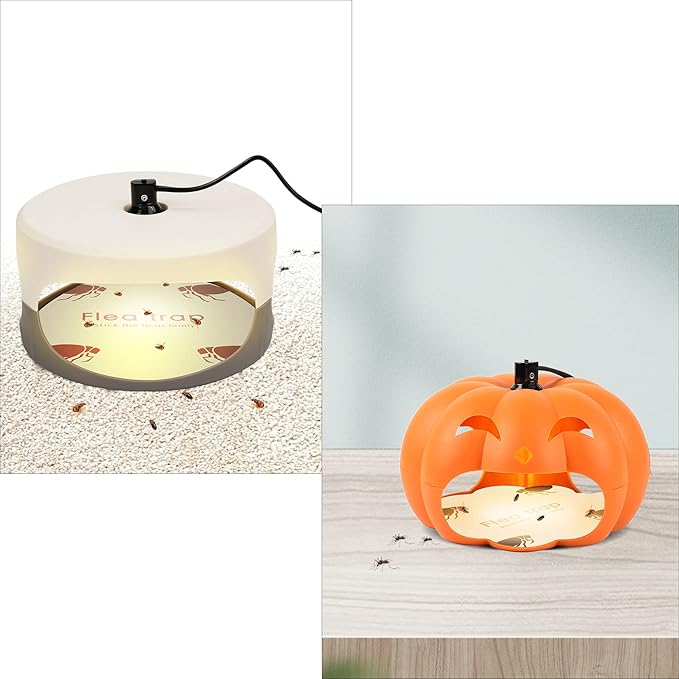 Flea Trap Replacement Light Bulbs Warm White- Pack of 10 (E12 7W)